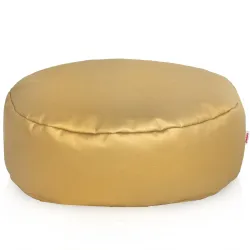 Puff Reposapiés Redondo - Piel Sintética