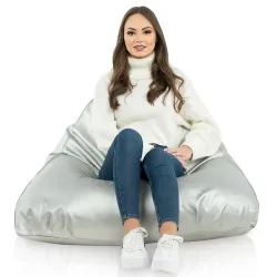 Puff Asiento de Suelo XL Bermuda - Piel Sintética – vista 8