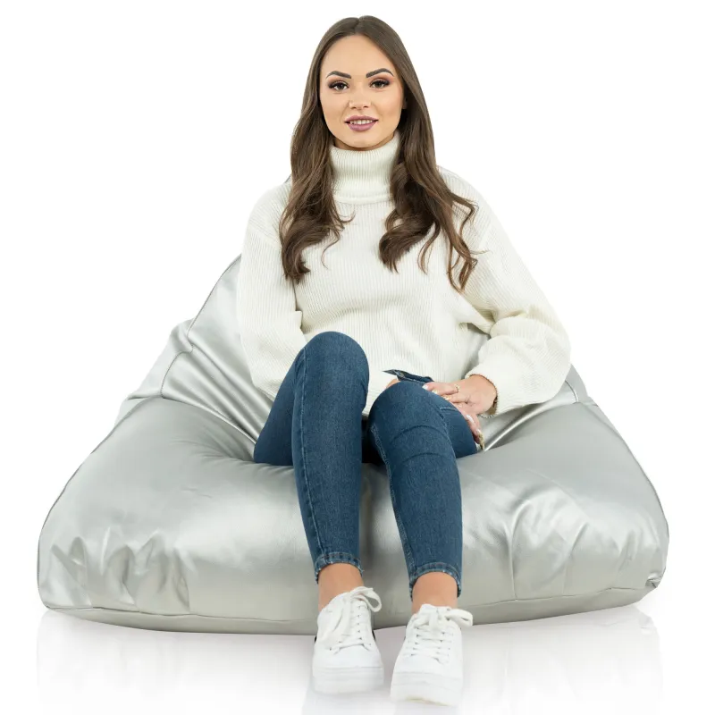 Puff Asiento de Suelo XL Bermuda - Piel Sintética – vista 8