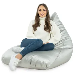 Puff Asiento de Suelo XL Bermuda - Piel Sintética – vista 7