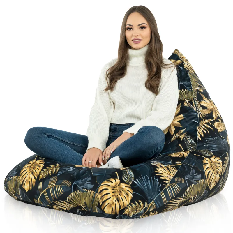 Puff Asiento de Suelo XL Bermuda - Tejido Estampado Premium – vista 68