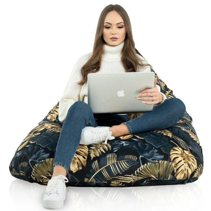 Puff Asiento de Suelo XL Bermuda - Tejido Estampado Premium – vista 84