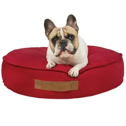 Cama redonda para perros y gatos 50 cm - Terciopelo Soft – vista 30