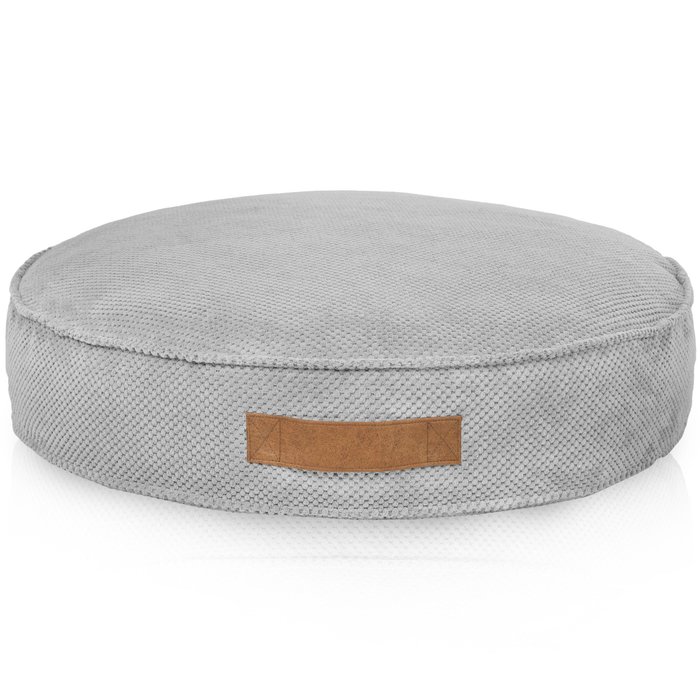 Gris Punto Camas Redondas Para Perros Dot