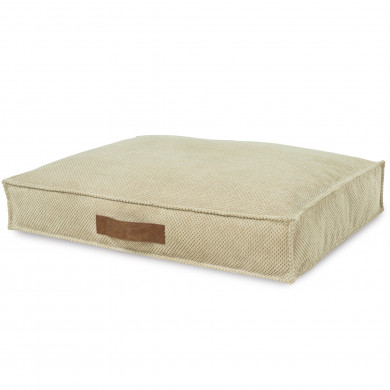 Beige Dot Camas Rectangulares Para Perros