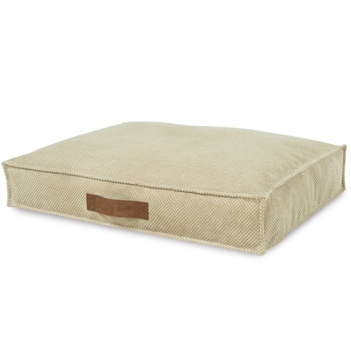 Beige Punto Camas Rectangulares Para Perros Dot