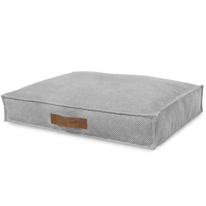 Gris Punto Camas Rectangulares Para Perros Dot