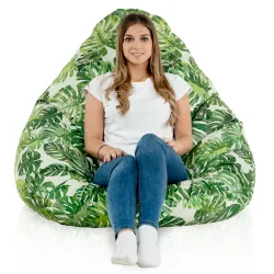 Puff con Respaldo XXL Drop - Outdoor Pro de Exterior Jardín Impermeable – vista 90