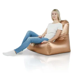 Puff Sillón con Respaldo Bali - Piel Sintética – vista 5