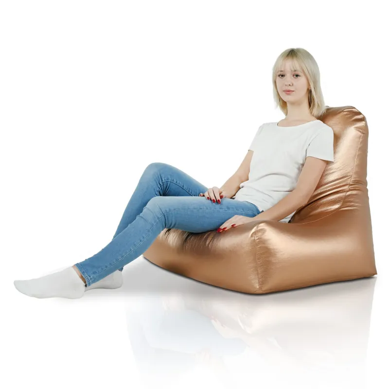 Puff Sillón con Respaldo Bali - Piel Sintética – vista 5