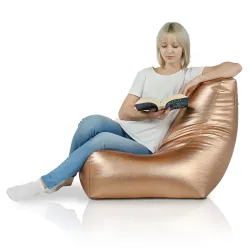 Puff Sillón con Respaldo Bali - Piel Sintética – vista 12
