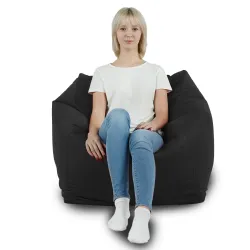 Puff Sillón de Suelo Cubo Amalfi - Terciopelo Soft – vista 34
