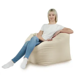 Puff Sillón de Suelo Cubo Amalfi - Terciopelo Soft – vista 18