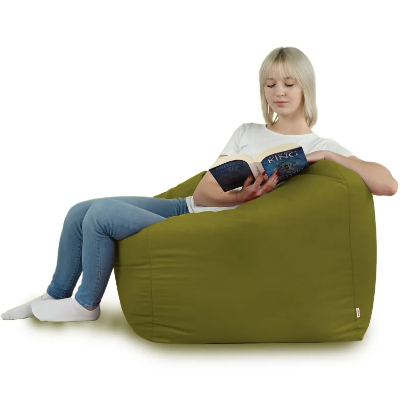 Puff Sillón de Suelo Cubo Amalfi - Terciopelo Soft – vista 57