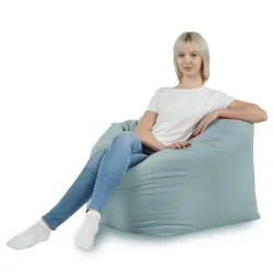 Puff Sillón de Suelo Cubo Amalfi - Terciopelo Soft – vista 27