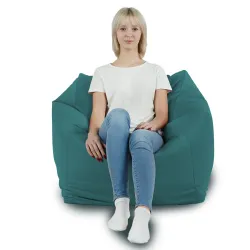 Puff Sillón de Suelo Cubo Amalfi - Terciopelo Soft – vista 44