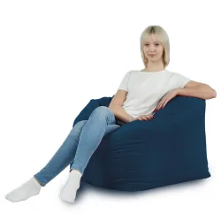 Puff Sillón de Suelo Cubo Amalfi - Terciopelo Soft – vista 29