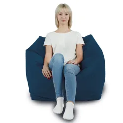 Puff Sillón de Suelo Cubo Amalfi - Terciopelo Soft – vista 45
