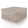 Beige reposapiés cuadrados reciclaje