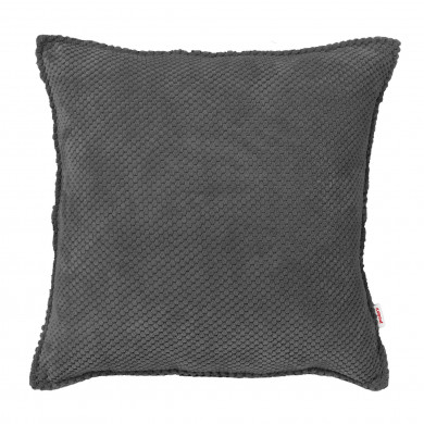 Gris Dot Almohada Cuadrada Decorativa