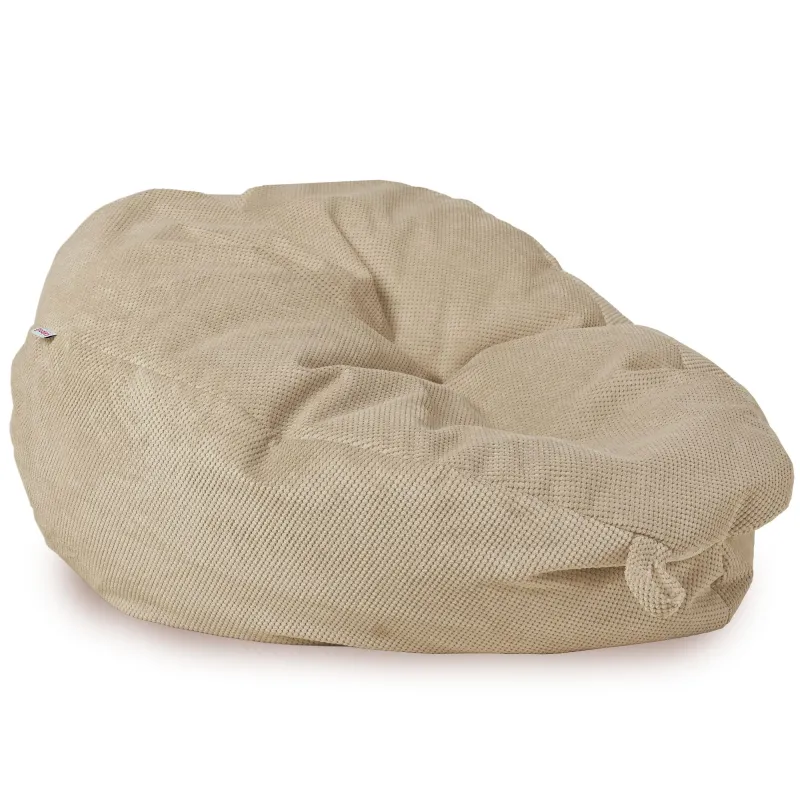 Beige Dot puff pera XL