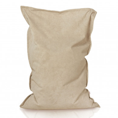 Beige Dot Puff Almohada