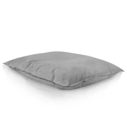 Gris Claro Dot Puff Almohada