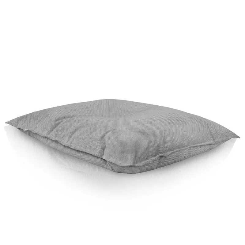 Gris Claro Dot Puff Almohada