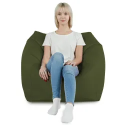 Puff Sillón de Suelo Cubo Amalfi - Outdoor Pro de Exterior Jardín Impermeable – vista 4