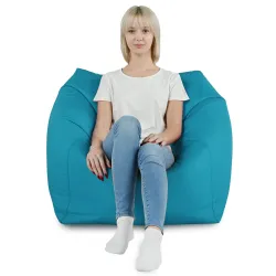 Puff Sillón de Suelo Cubo Amalfi - Outdoor Pro de Exterior Jardín Impermeable – vista 4