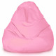 Rosa claro puff pera Drop XXL nylon