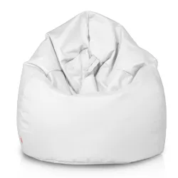 Blanco puff pera para niños nylon