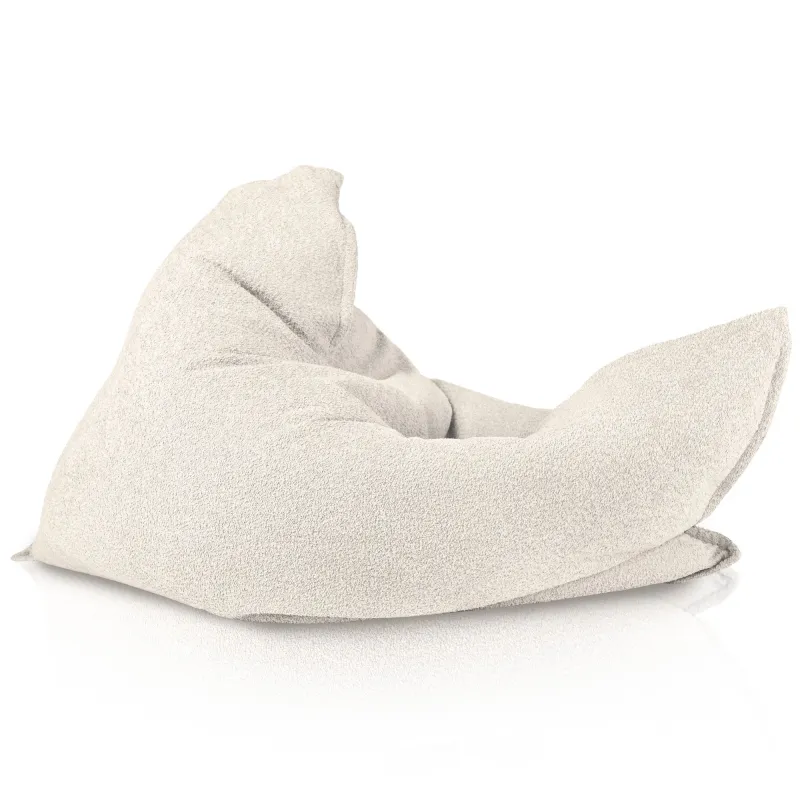 Crudo bouclé puff almohada