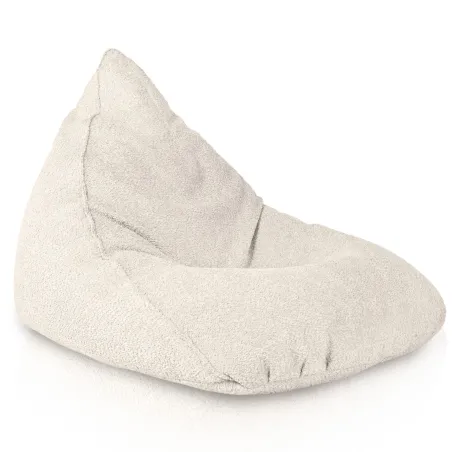 Puff Bermuda XL Boucle con texture suave, ideal para interiores elegantes