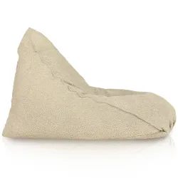 Puff Asiento de Suelo XL Bermuda - Borreguito Bouclé – vista 2