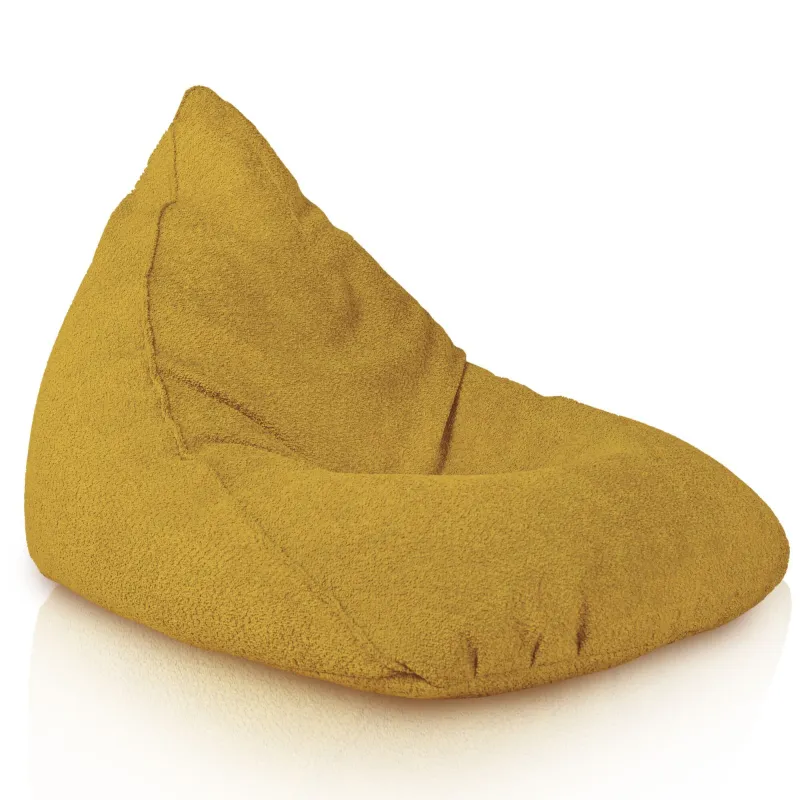 Puff Asiento de Suelo XL Bermuda - Borreguito Bouclé