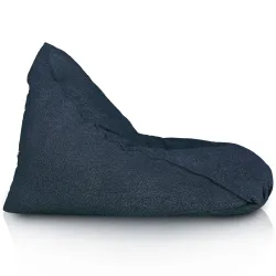 Puff Asiento de Suelo XL Bermuda - Borreguito Bouclé – vista 2