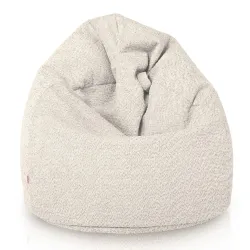 Crudo puff pera para niños bouclé boucle