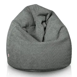 Puff Pera XXL para adultos Gigante - Borreguito Bouclé – vista 3