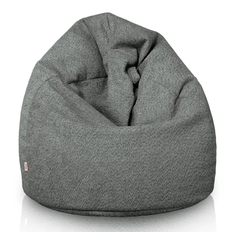 Puff Pera XXL para adultos Gigante - Borreguito Bouclé – vista 3