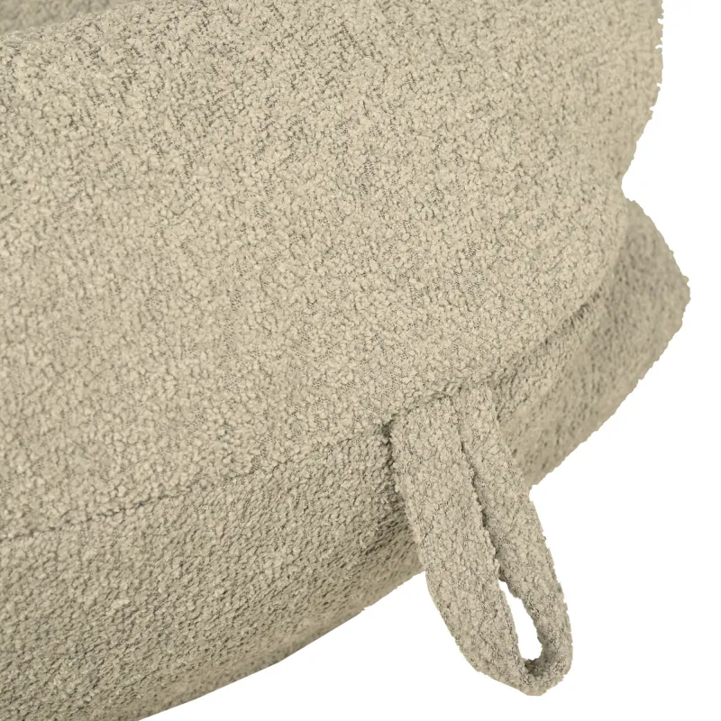 Puff Pera XXL para adultos Gigante - Borreguito Bouclé – vista 4