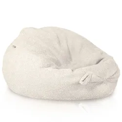 Crudo puff pera XL bouclé