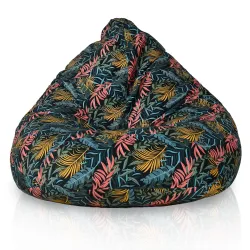 Puff con Respaldo XXL Drop - Tejido Estampado Premium – vista 21