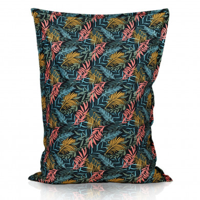 Hojas de colores Puff Almohada