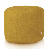 Puf cilindro boucle Mostaza