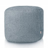 Puf cilindro boucle azul