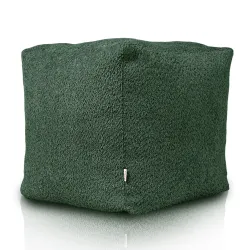 Puff Cuadrado Cubo - Borreguito Bouclé – vista 3