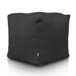 Puff Cuadrado Cubo - Borreguito Bouclé