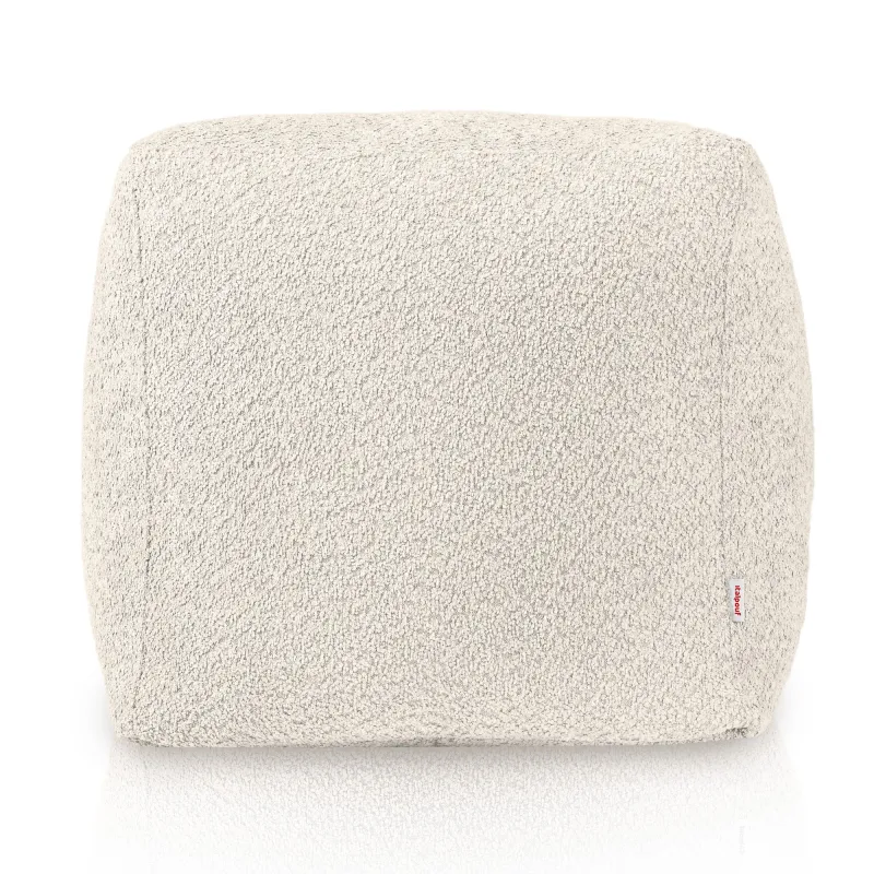 Puff Cuadrado Cubo - Borreguito Bouclé – vista 2