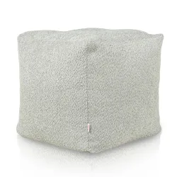 Puff Cuadrado Cubo - Borreguito Bouclé